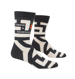BQ Men's Sassy Socks - I Know A Shortcut