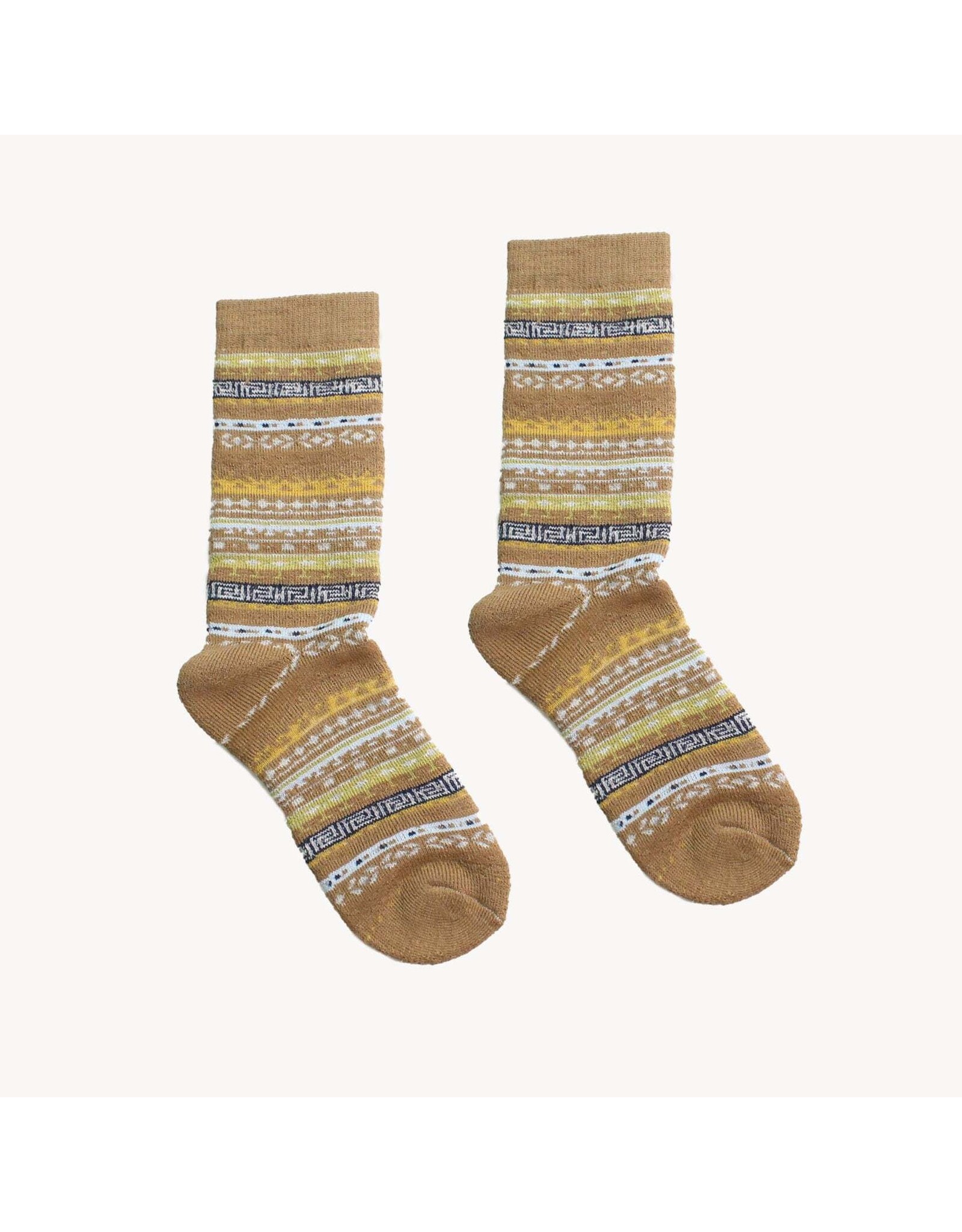 Pokoloko Alpaca Socks - Multi Mocha -