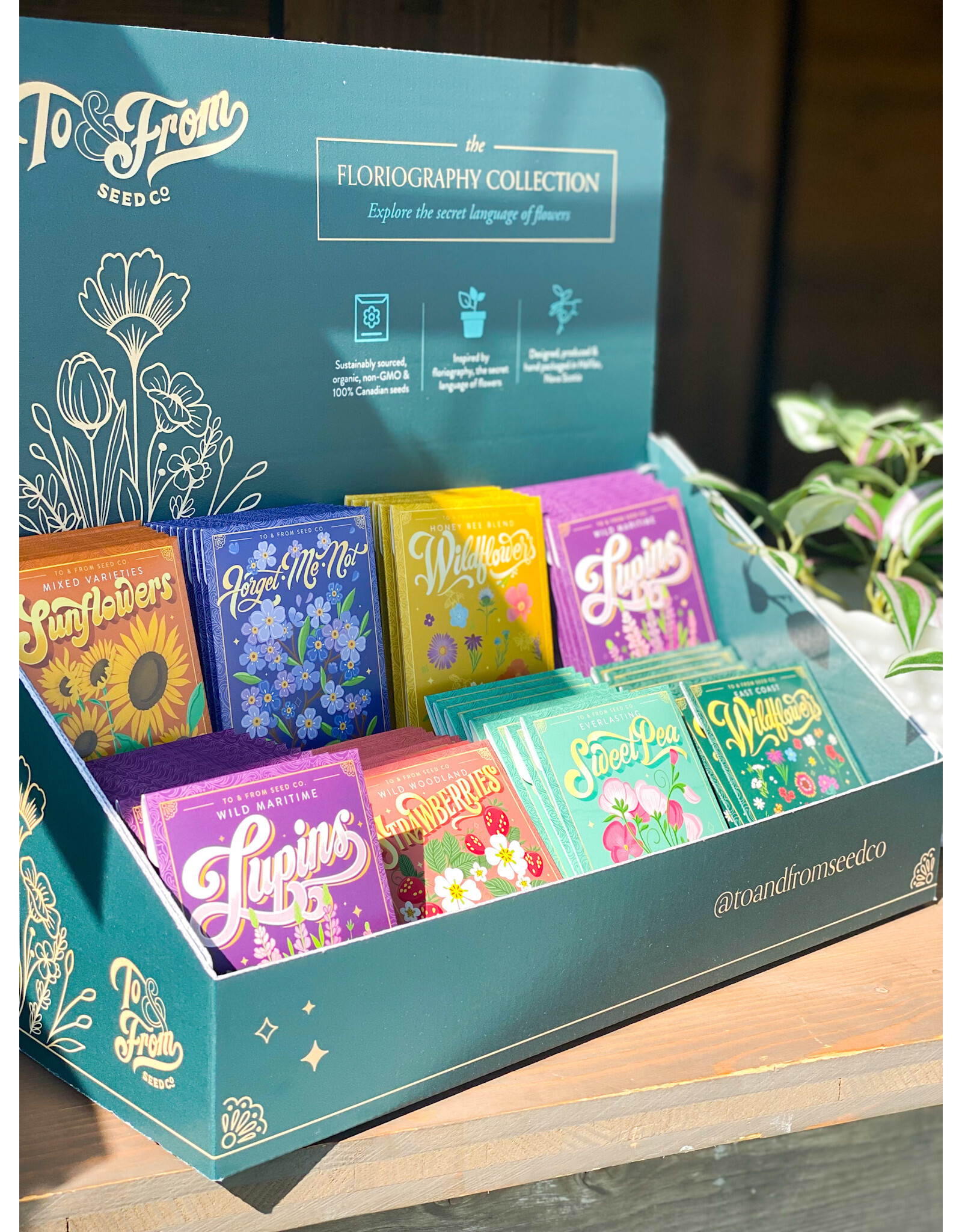 To & From Gift Co. Floriography Seed Packet -