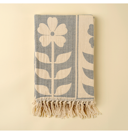 Daisy Days Throw - Blue
