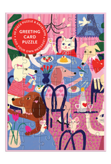 Paws for Love Greeting Card Puzzle
