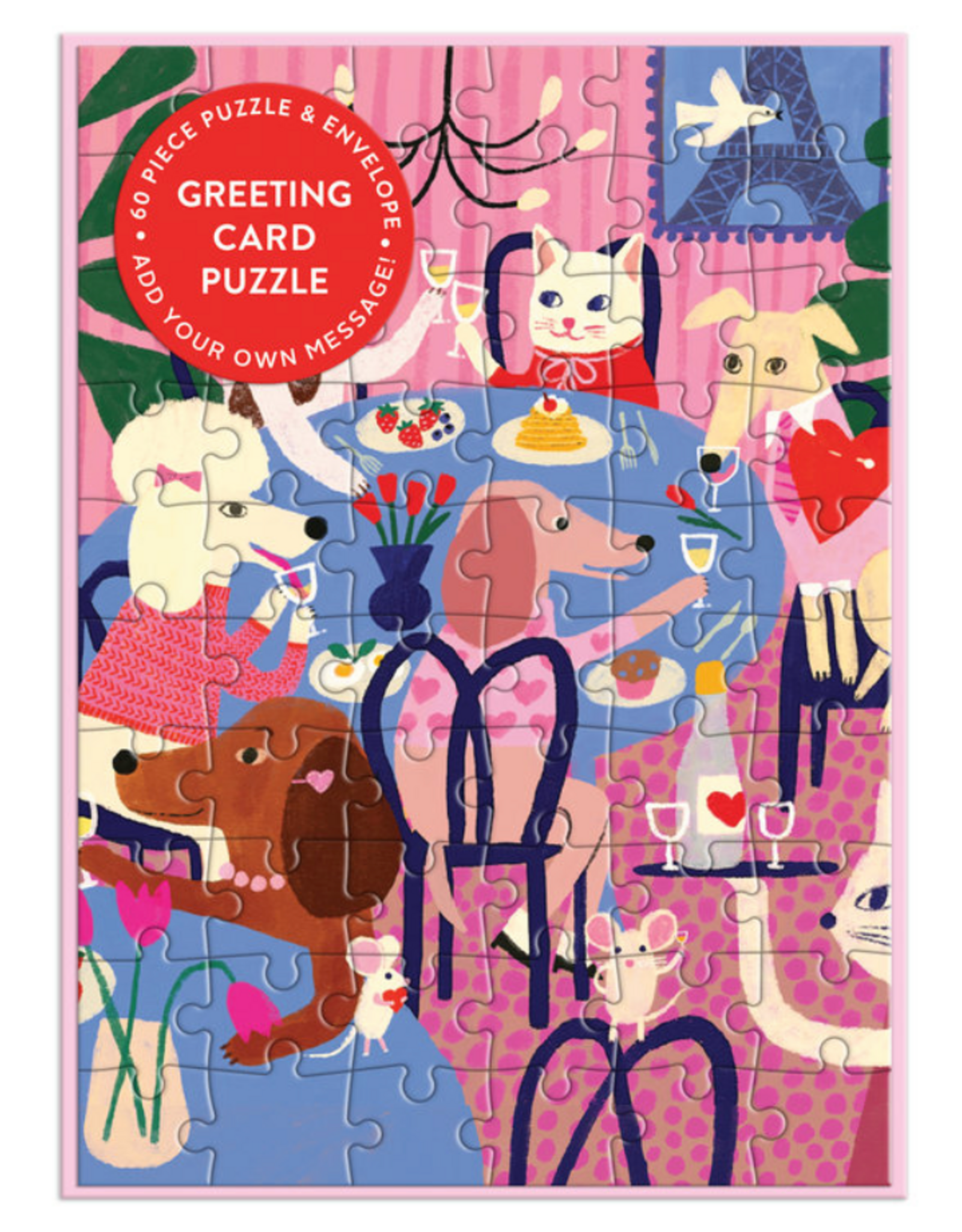 Paws for Love Greeting Card Puzzle