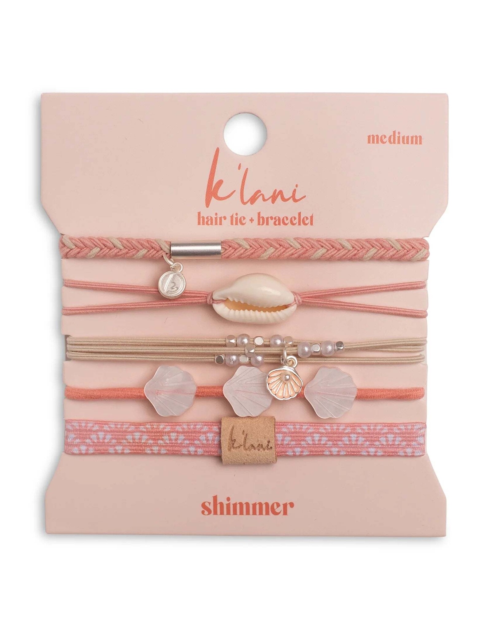 Klani Shimmer Hair Tie Bracelet -