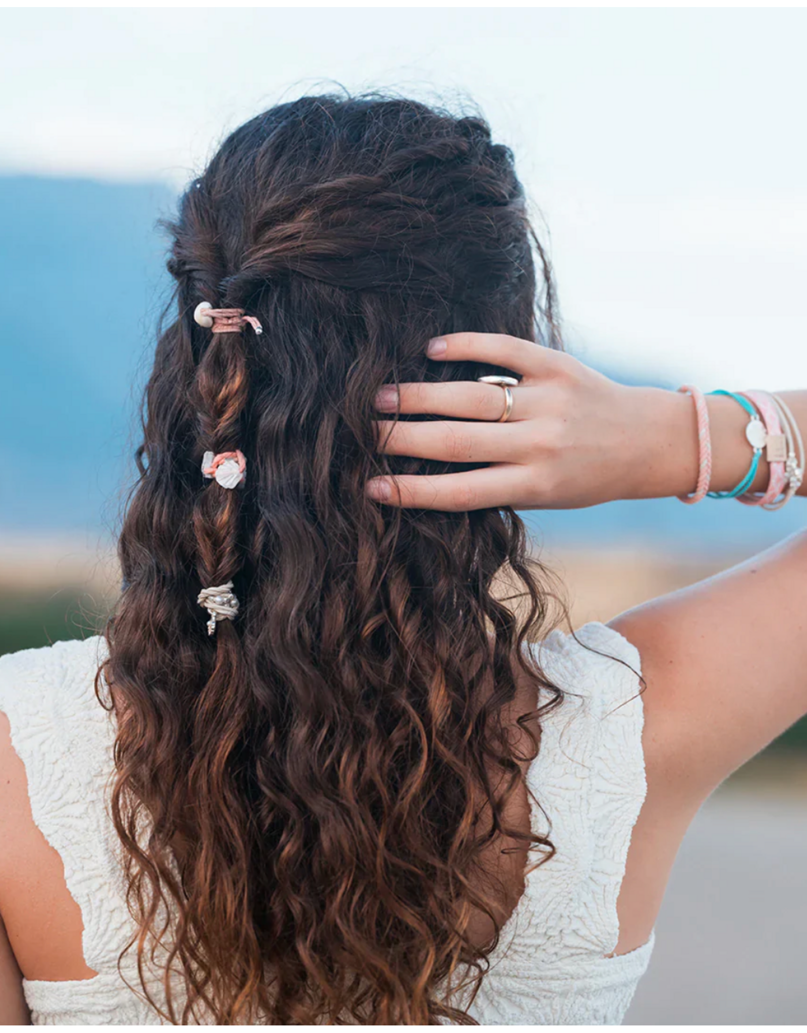 Klani Shimmer Hair Tie Bracelet -