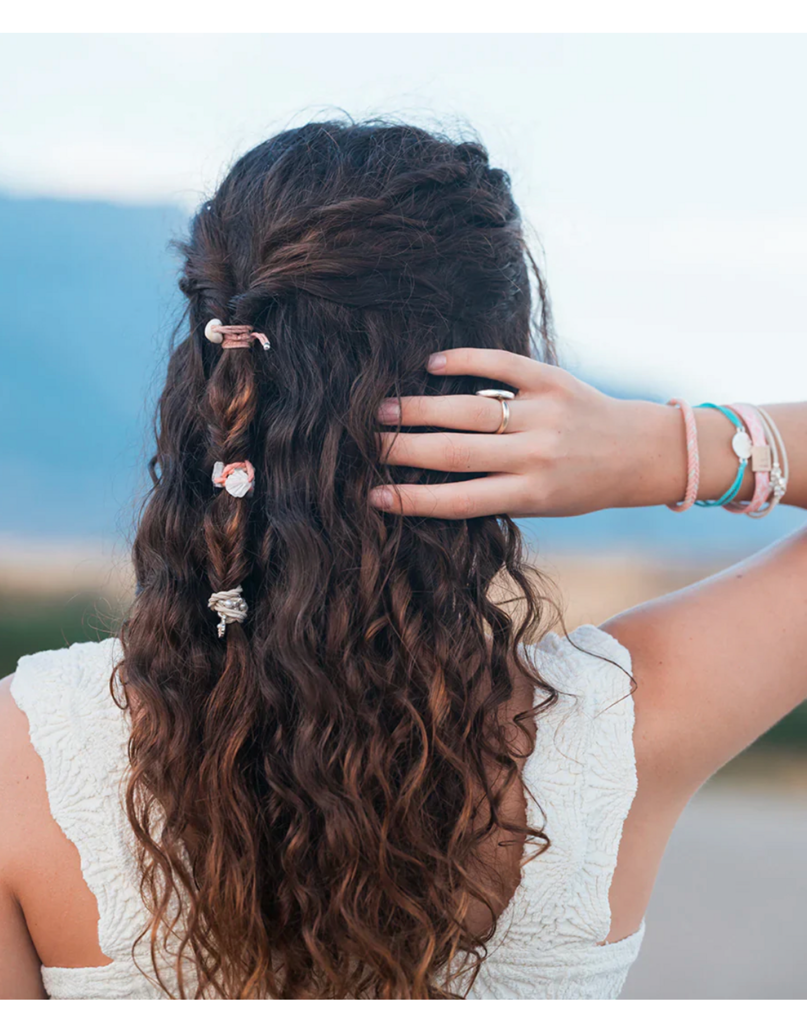 Klani Shimmer Hair Tie Bracelet -