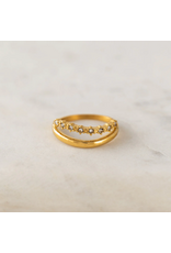 Saturn Double Ring - Gold