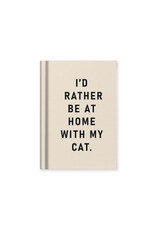 Ohh Deer Home With My Cat - Mini Hardback Journal
