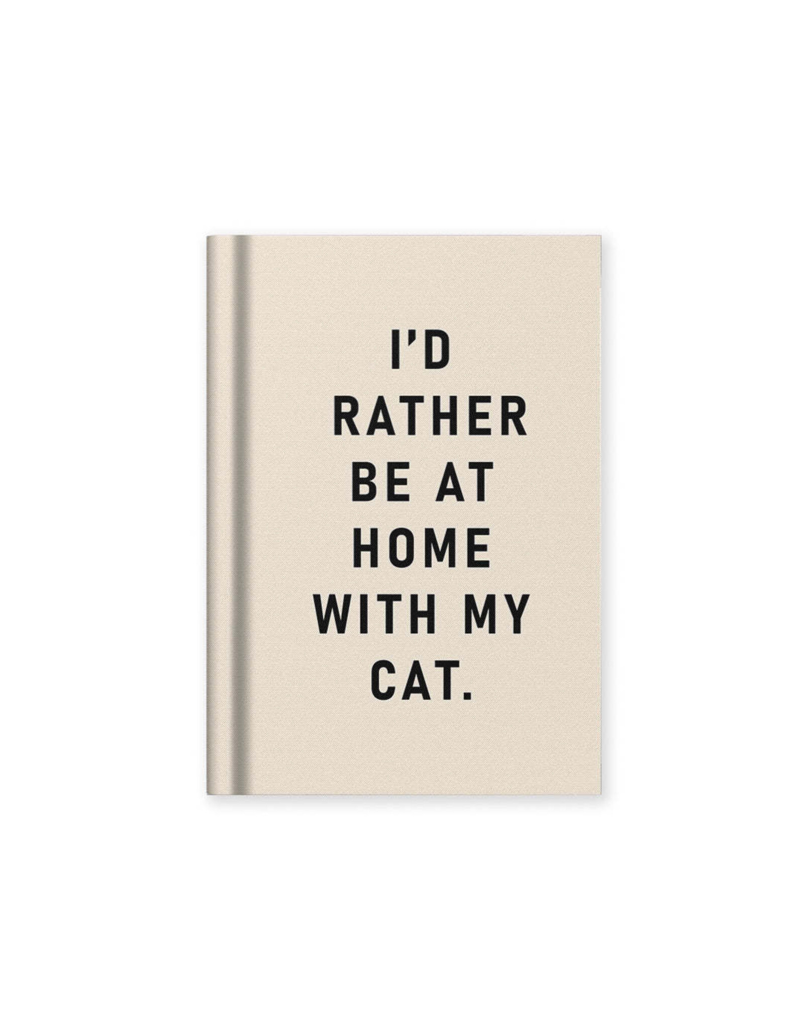 Ohh Deer Home With My Cat - Hardback Notebook