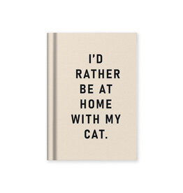 Ohh Deer Home With My Cat - Mini Hardback Journal