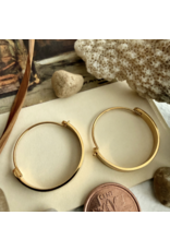 Pika & Bear Torus Contemporary Hoop Earrings