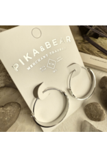 Pika & Bear Torus Contemporary Hoop Earrings