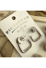 Pika & Bear Miro Oblique Hoop Earrings