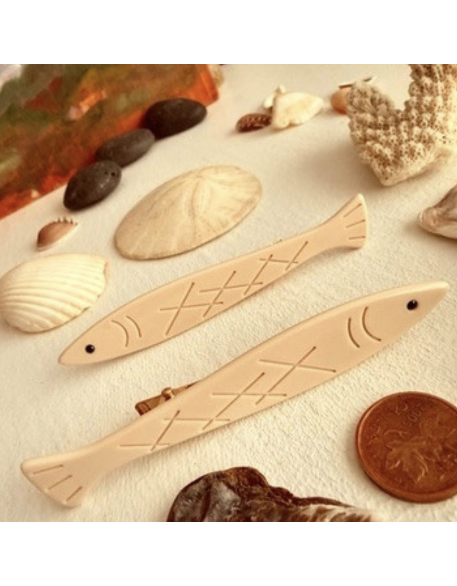 Pika & Bear Sardinia Fish Hair Clips -