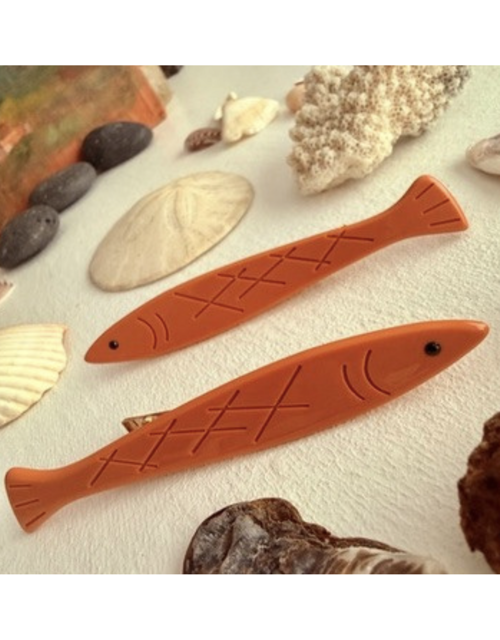 Pika & Bear Sardinia Fish Hair Clips -