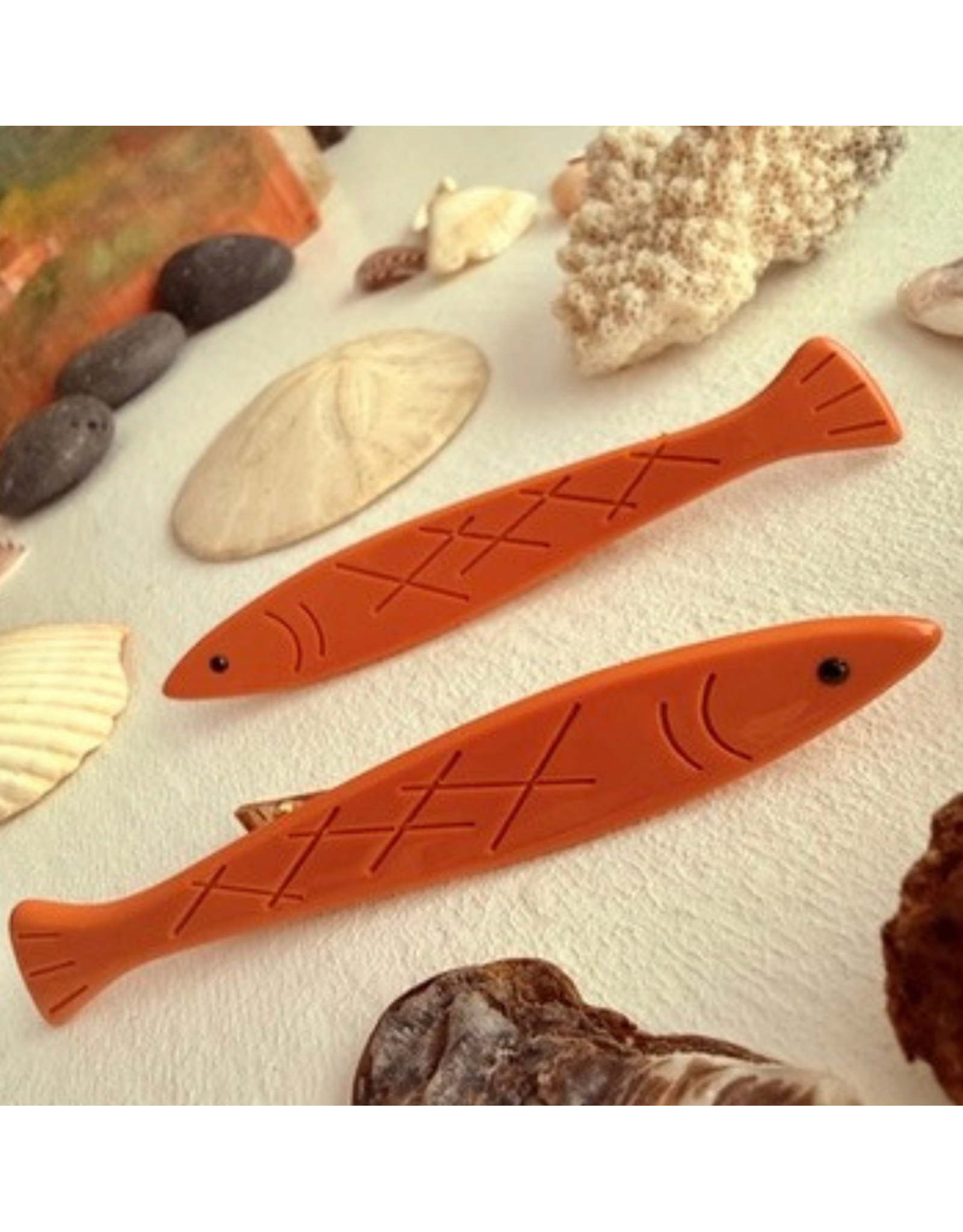 Pika & Bear Sardinia Fish Hair Clips -