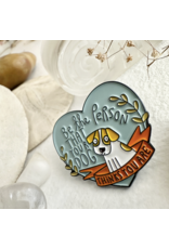 Pika & Bear Man's Best Friend Enamel Pin