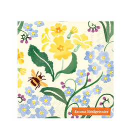 Forget Me Not & Primrose - Paper Cocktail Napkin