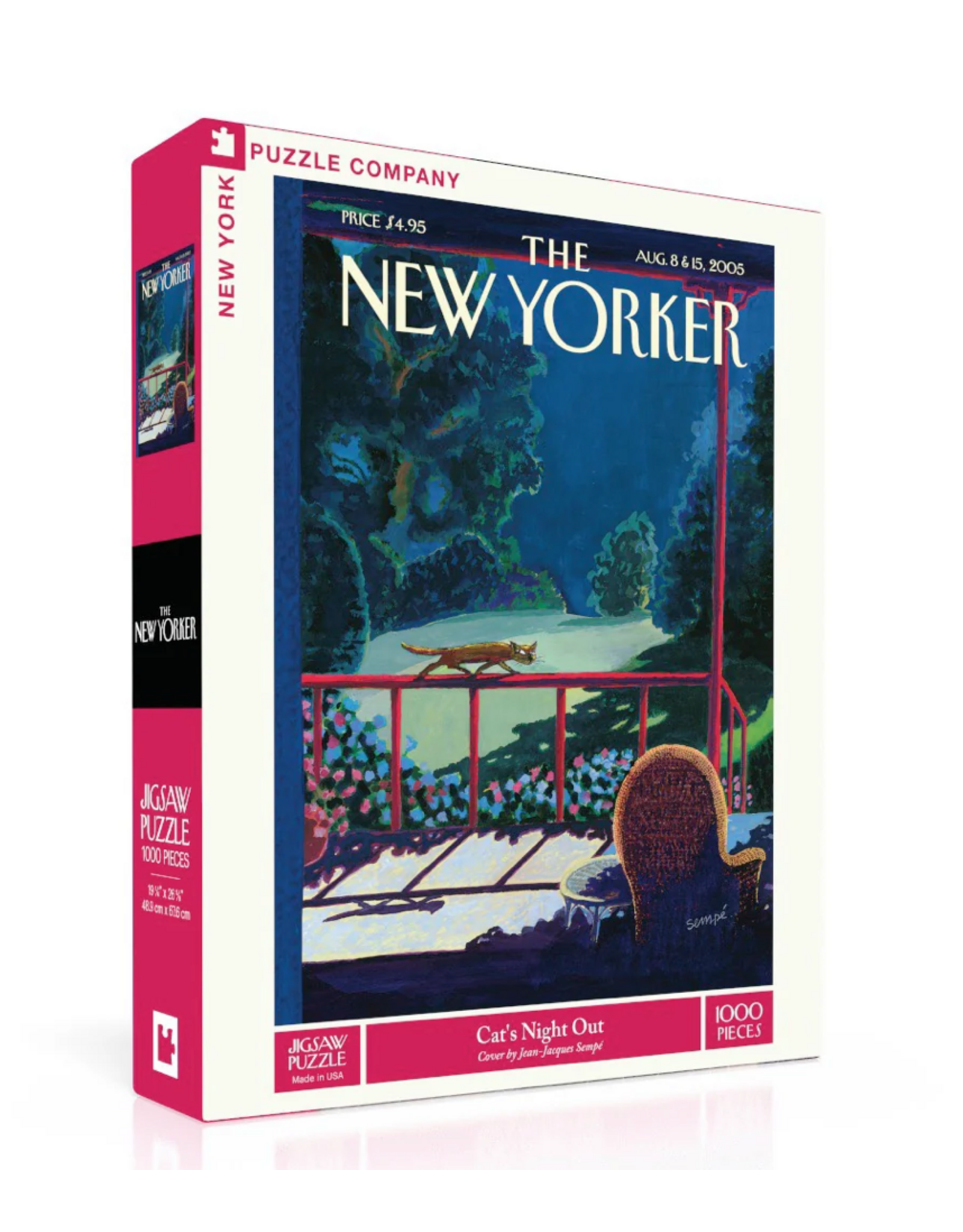 New York Puzzle Co New Yorker - Cat's Night Out Puzzle