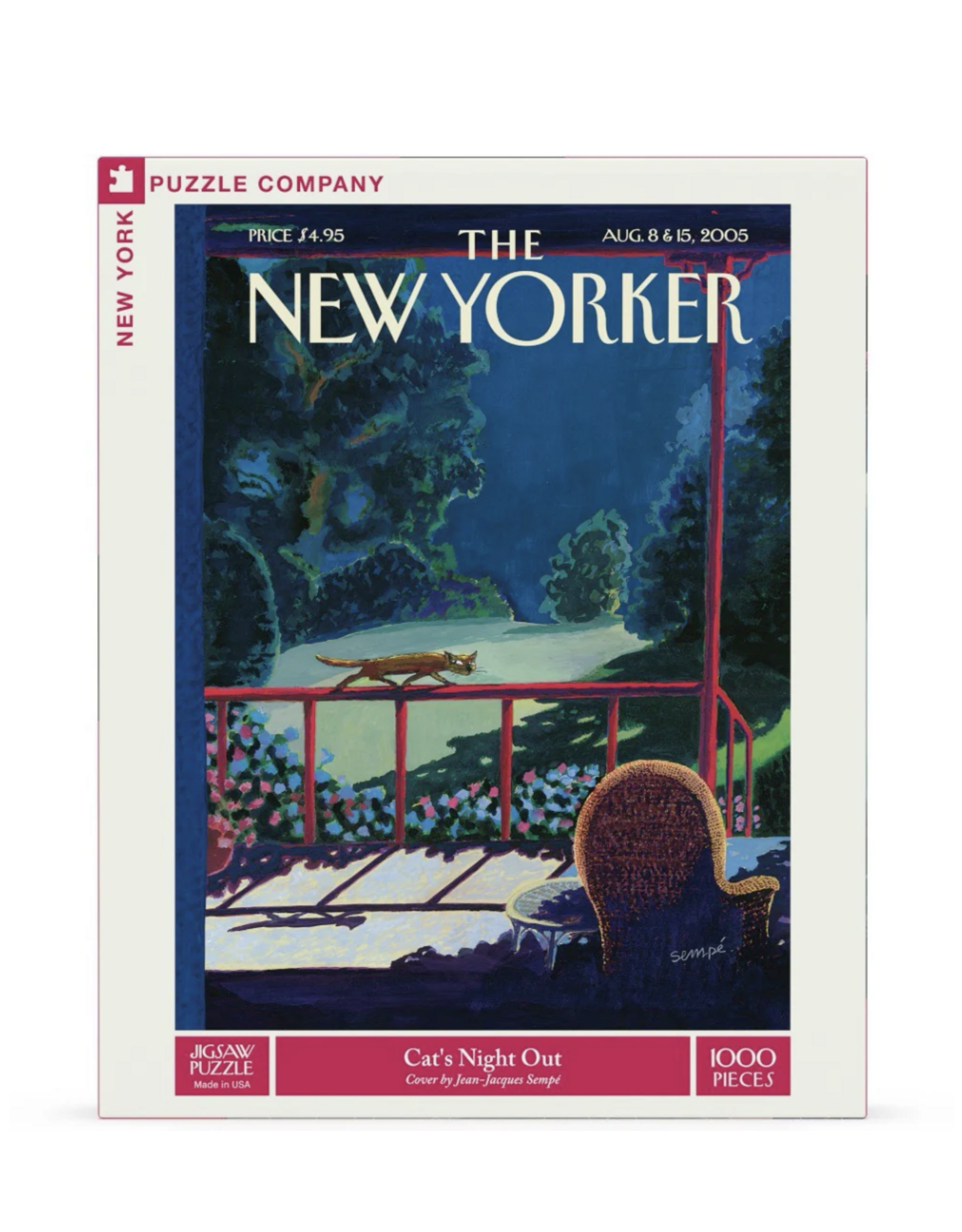 New York Puzzle Co New Yorker - Cat's Night Out Puzzle
