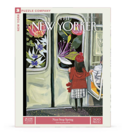 New York Puzzle Co New Yorker - Next Stop Spring Puzzle