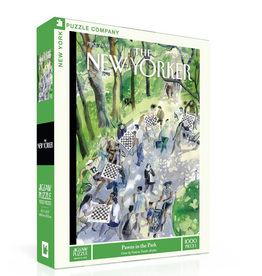 New York Puzzle Co New Yorker - Pawns in the Park Puzzle