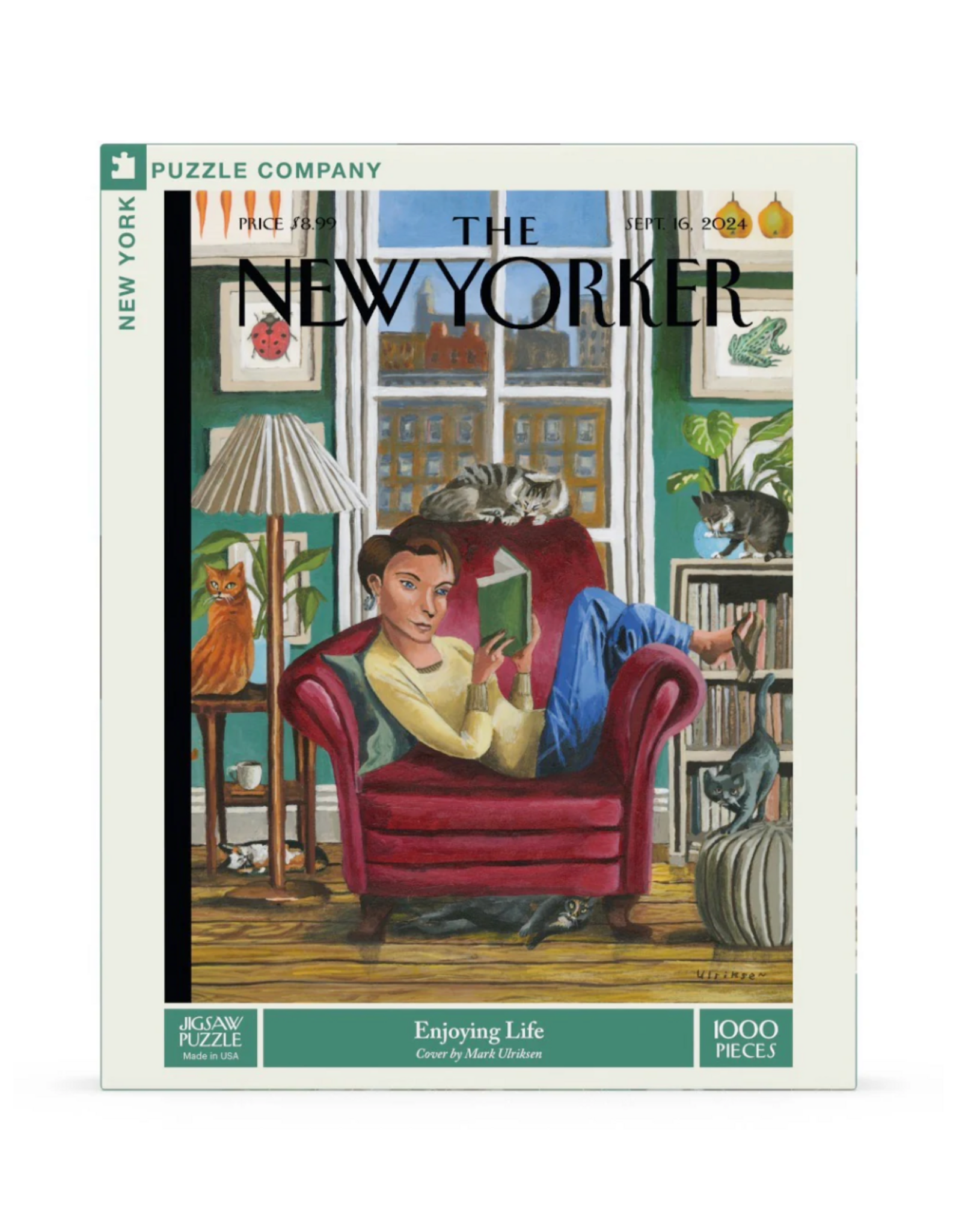 New York Puzzle Co New Yorker - Enjoying Life Puzzle