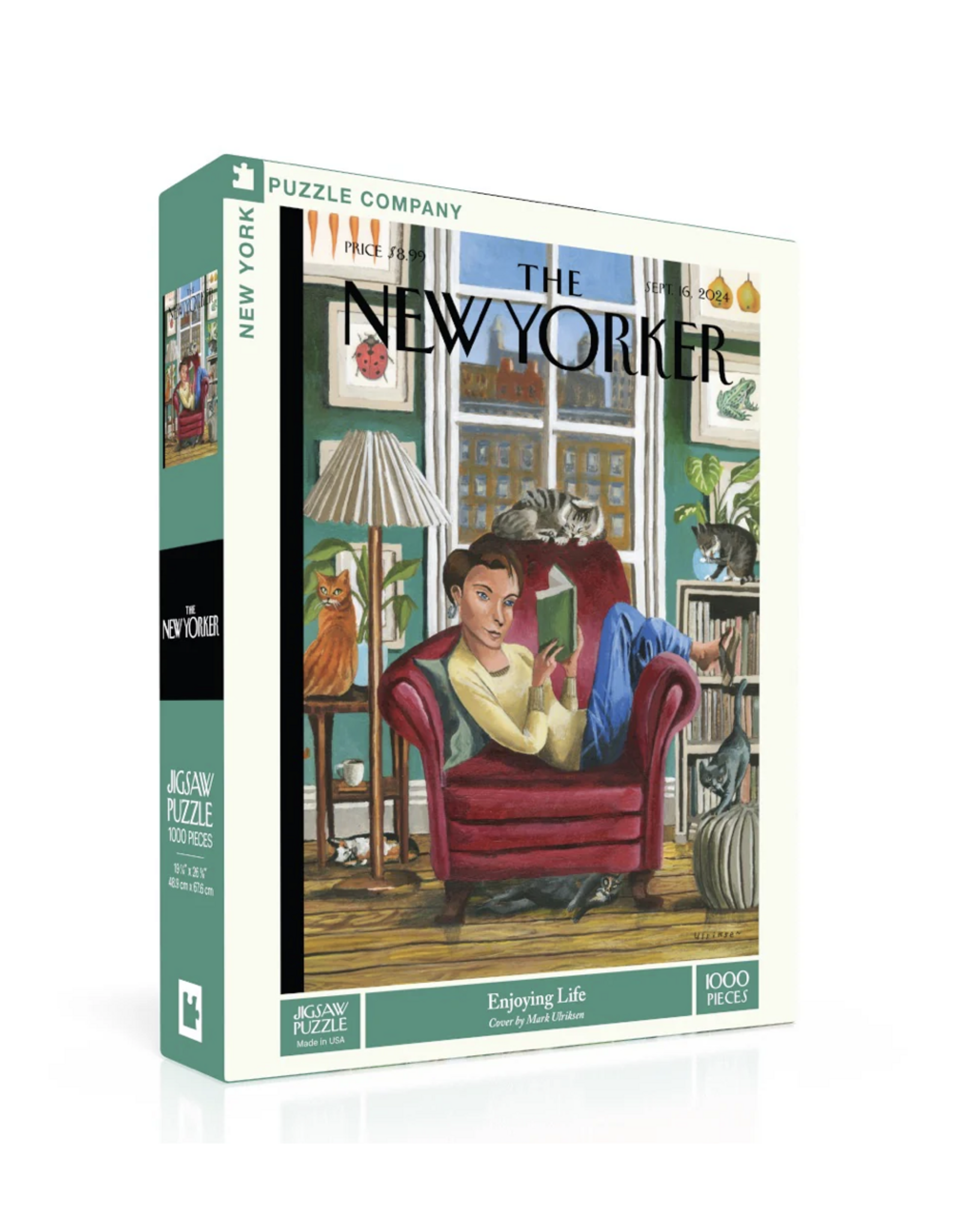 New York Puzzle Co New Yorker - Enjoying Life Puzzle