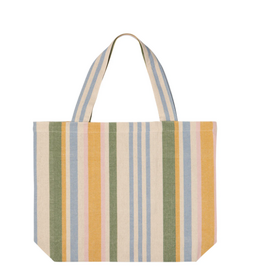 Market Striped Tote Bag
