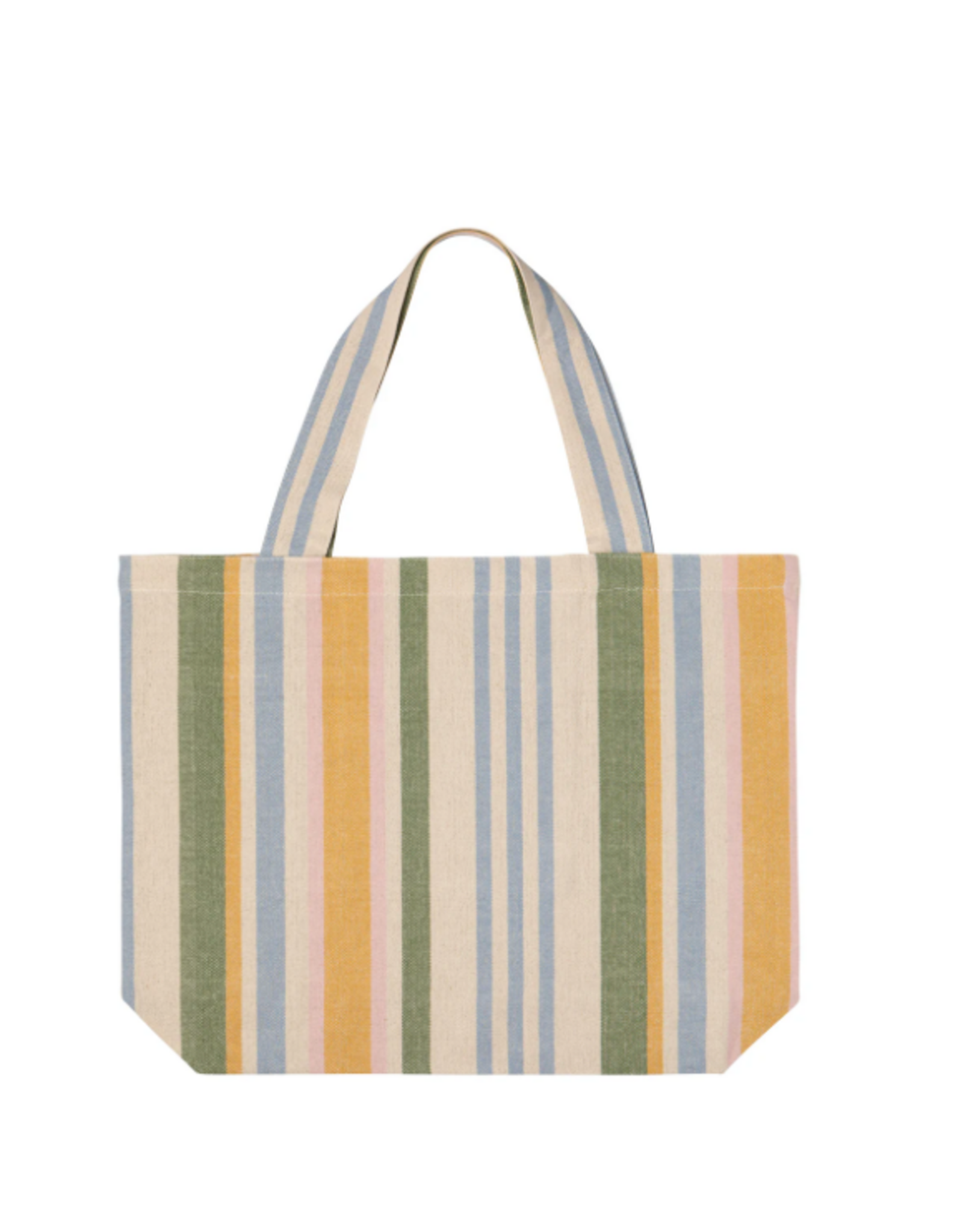 Market Striped Tote Bag