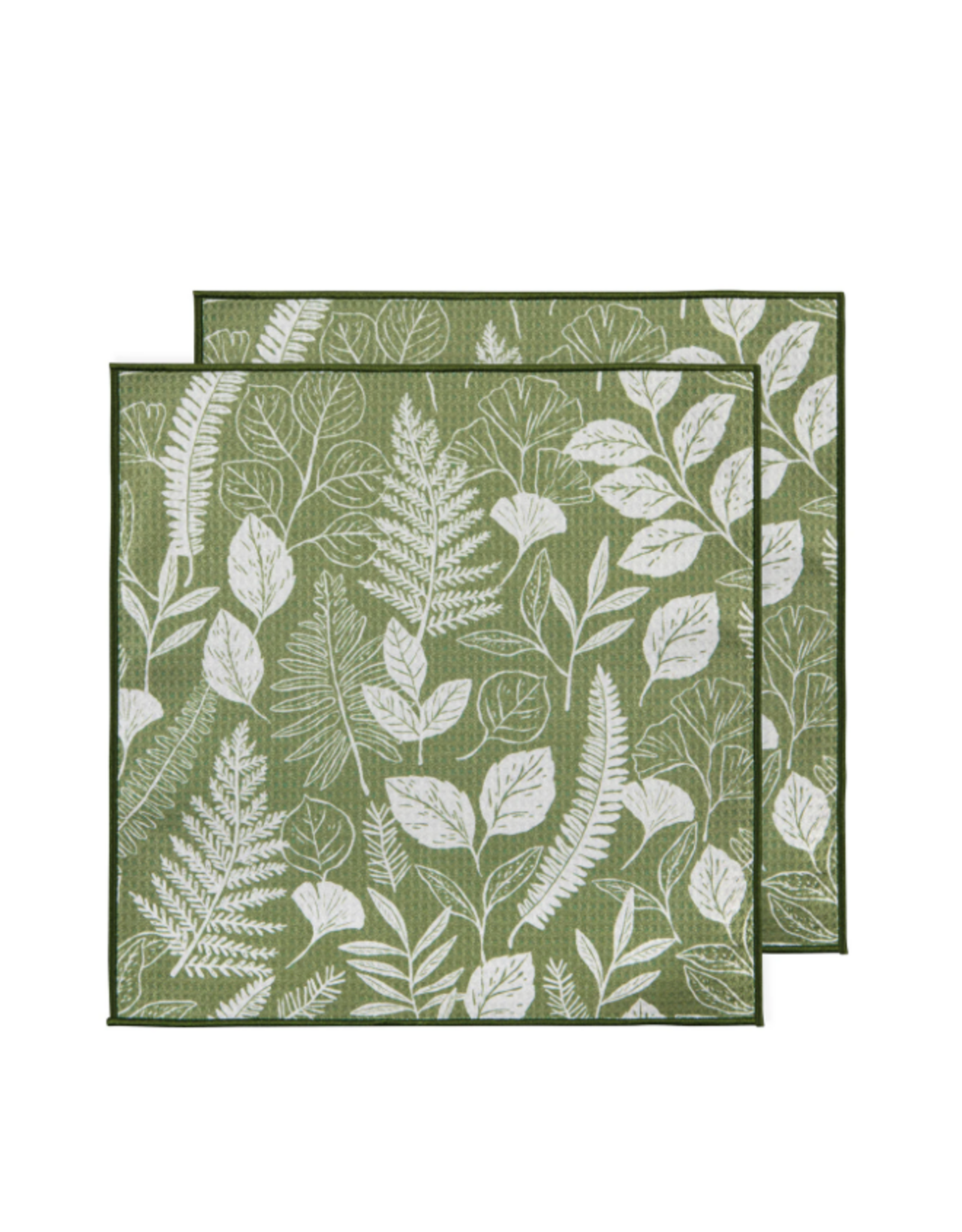 Fern & Frond Recycled Microfibre Dishcloths - Set of 2