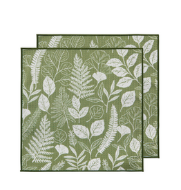 Fern & Frond Recycled Microfibre Dishcloths - Set of 2