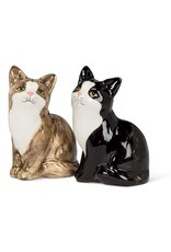 Sitting Cat Pair Salt & Pepper