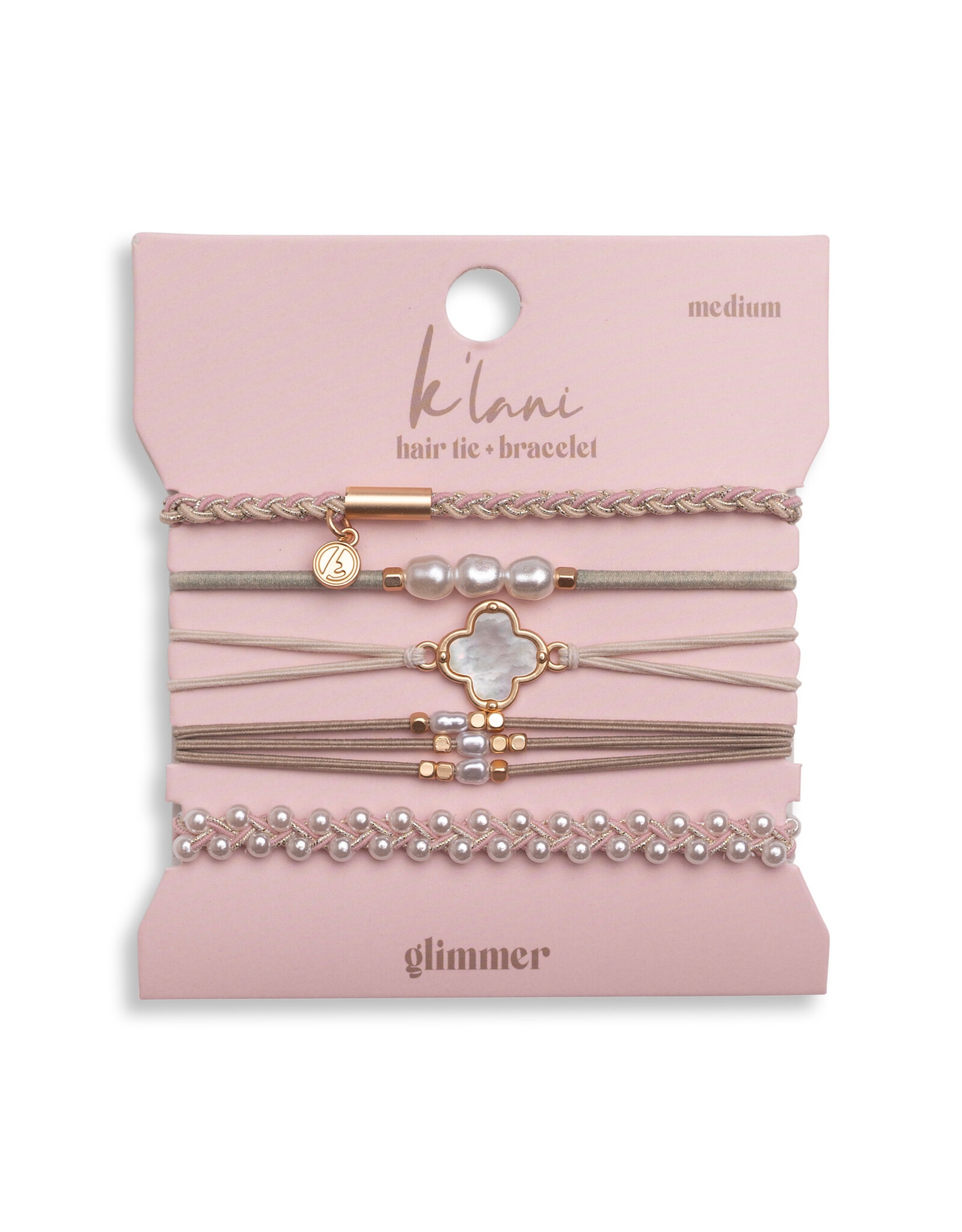 Klani Glimmer Hair Tie Bracelet -