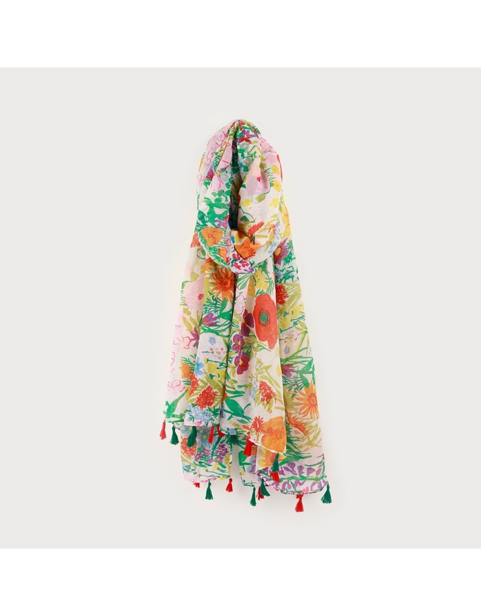 Bright Floral Scarf