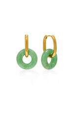 Thames Hoop Earrings - Mint