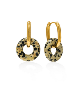 Thames Hoop Earrings - Dot