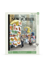 New York Puzzle Co New Yorker - Sidewalk Connoisseurs - 1000 piece puzzle