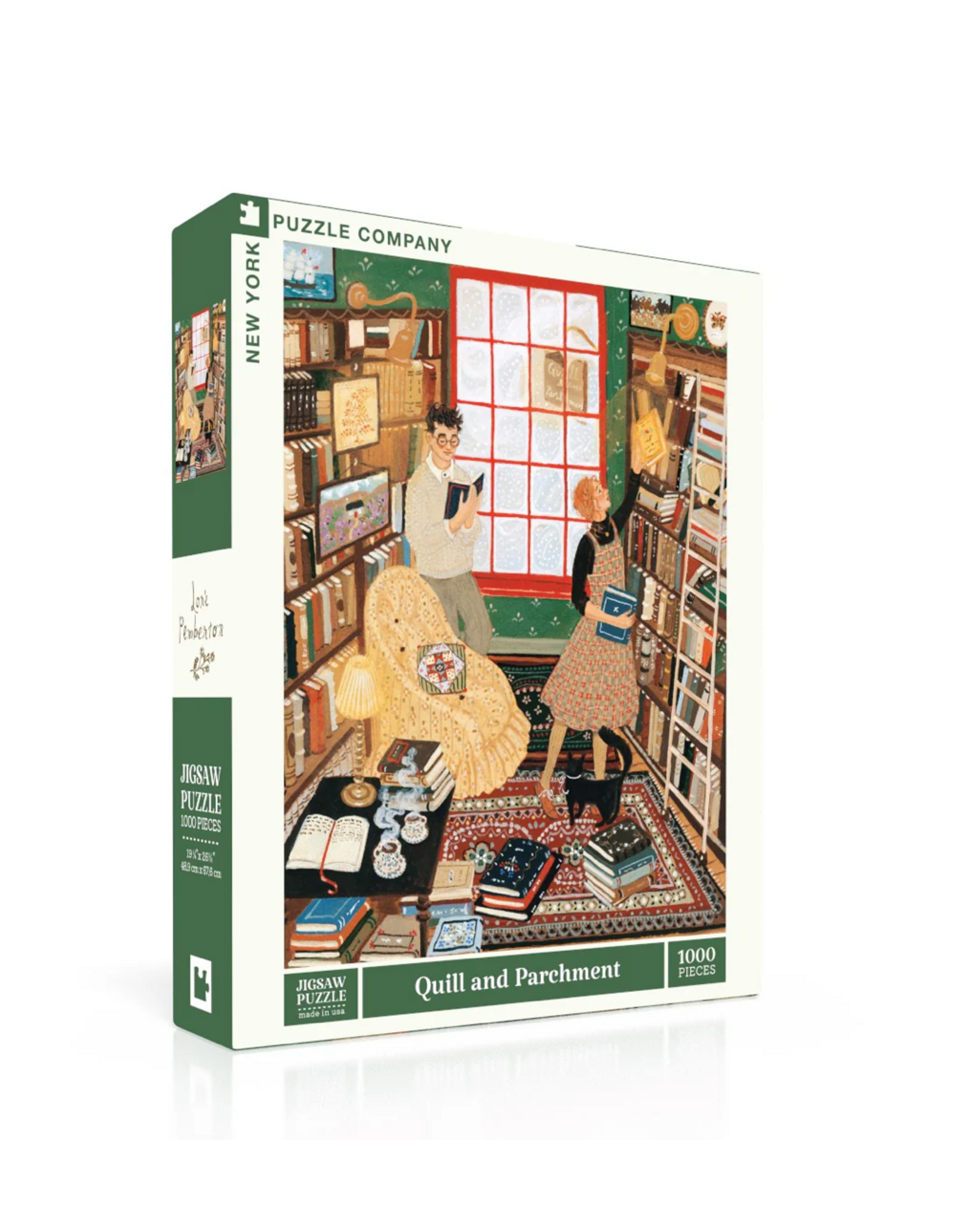 New York Puzzle Co Quill and Parchment Puzzle - 1000 pieces