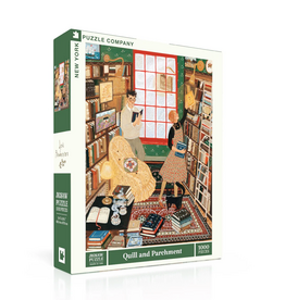 New York Puzzle Co Quill and Parchment Puzzle - 1000 pieces