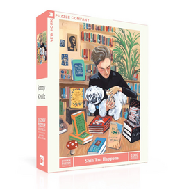 New York Puzzle Co Shih Tzu Happens Puzzle - 1000 Pieces