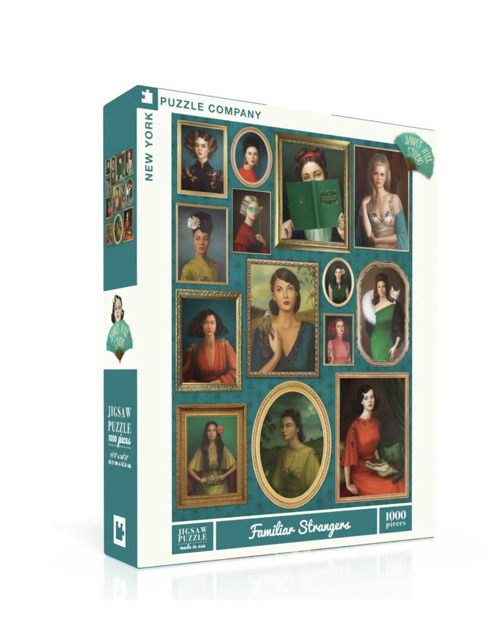 New York Puzzle Co Familiar Stangers Puzzle - 1000 pieces
