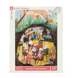 New York Puzzle Co Spring Preparations Puzzle - 500 Pieces