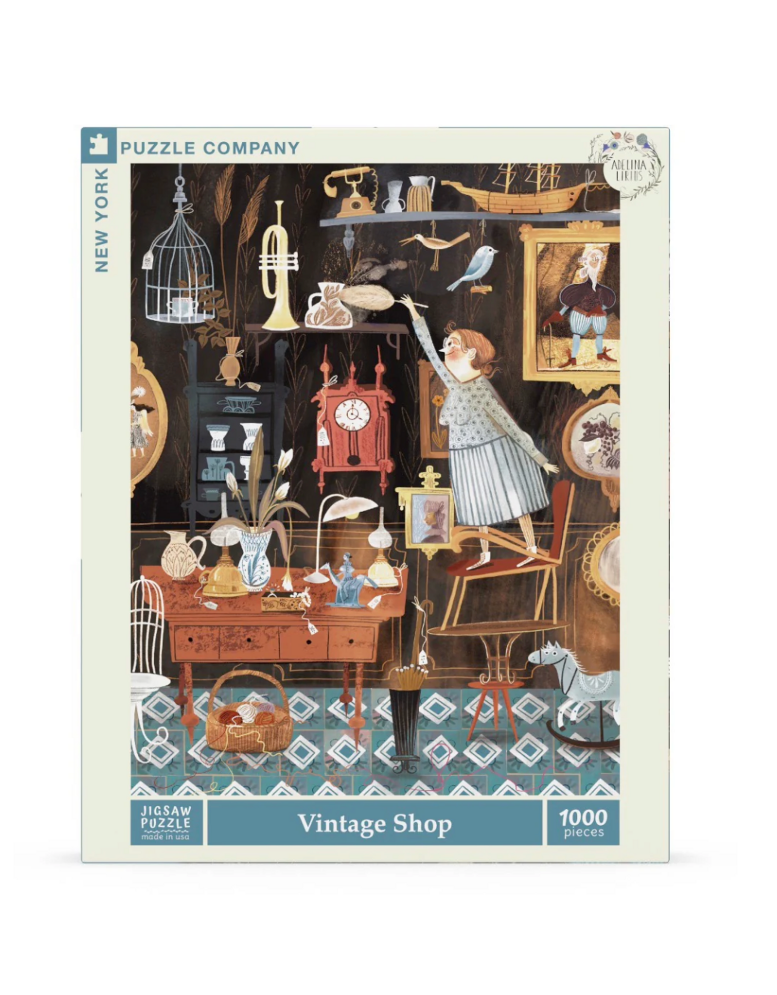 New York Puzzle Co Vintage Shop Puzzle - 1000 Pieces