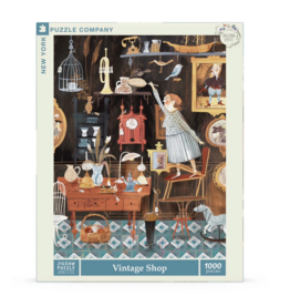 New York Puzzle Co Vintage Shop Puzzle - 1000 Pieces