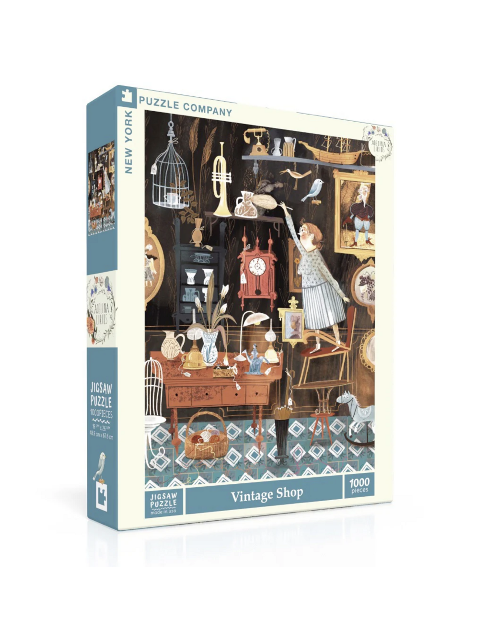 New York Puzzle Co Vintage Shop Puzzle - 1000 Pieces