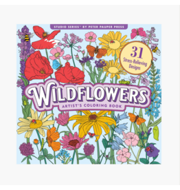 Wildflowers Colouring Book