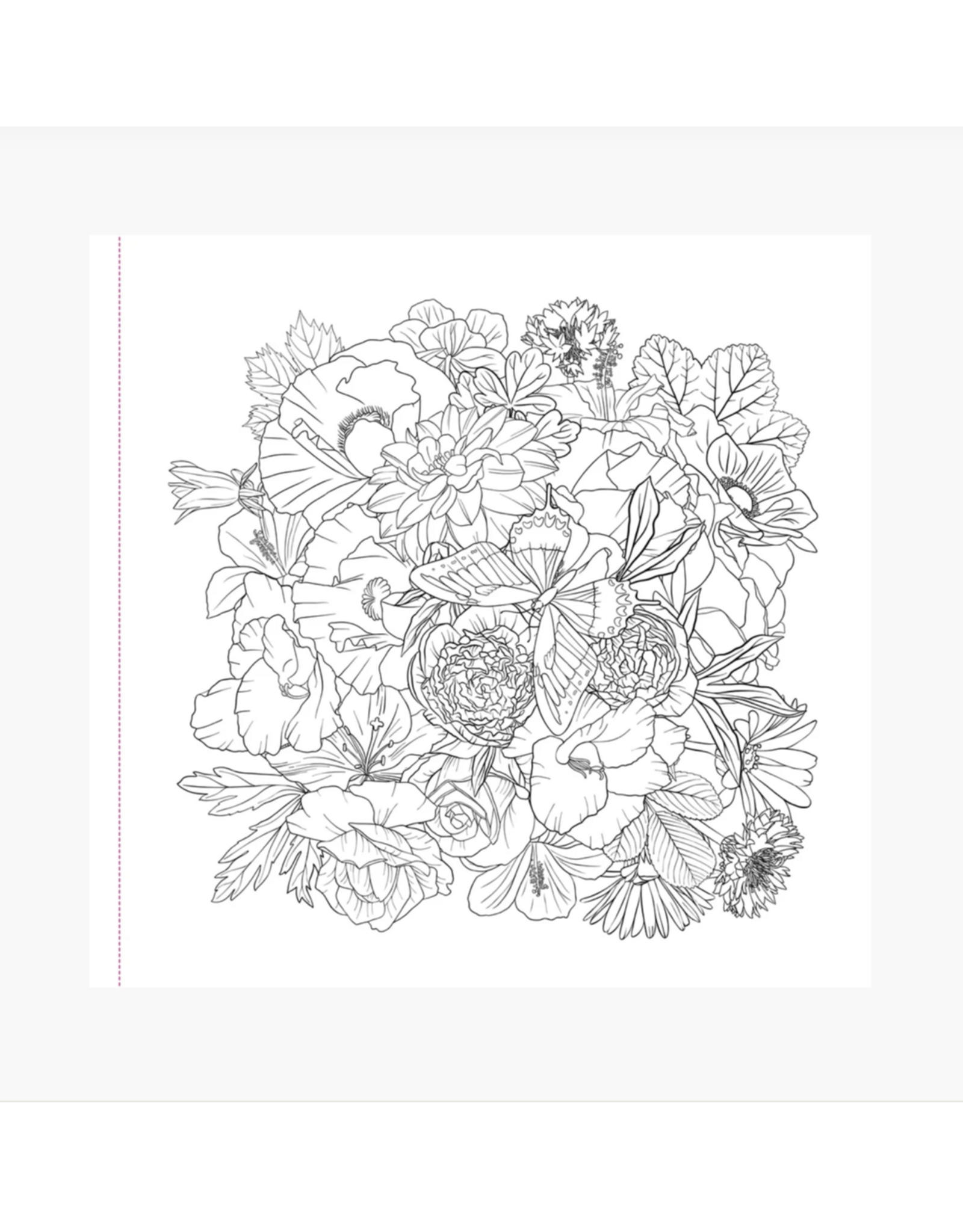 Wildflowers Colouring Book