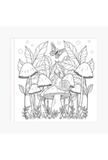 Mushrooms Colouring Book