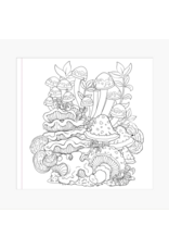 Mushrooms Colouring Book