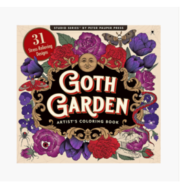 Goth Garden Colouring Book
